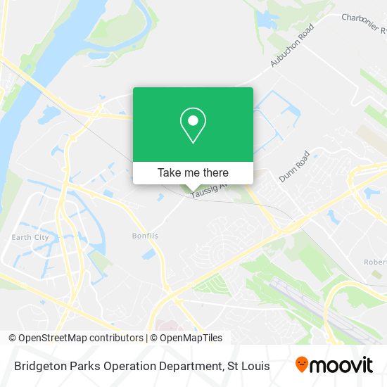 Bridgeton Parks Operation Department map