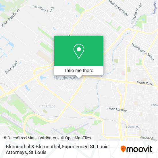 Mapa de Blumenthal & Blumenthal, Experienced St. Louis Attorneys