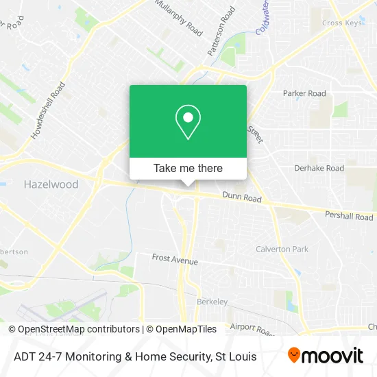 Mapa de ADT 24-7 Monitoring & Home Security