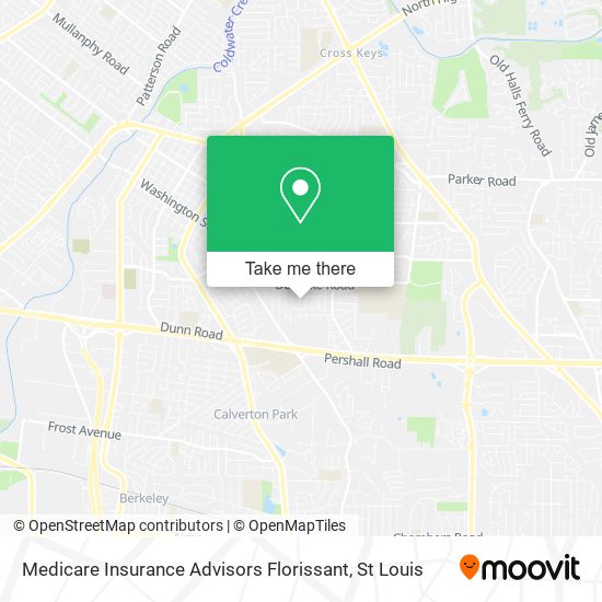 Medicare Insurance Advisors Florissant map