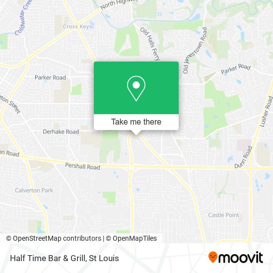 Half Time Bar & Grill map