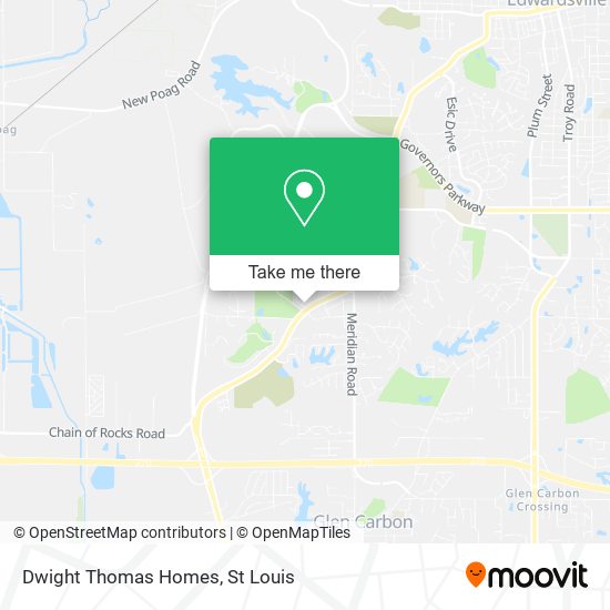 Mapa de Dwight Thomas Homes