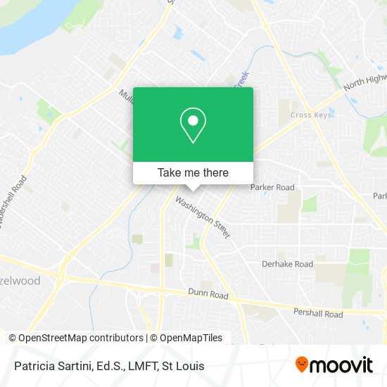 Patricia Sartini, Ed.S., LMFT map
