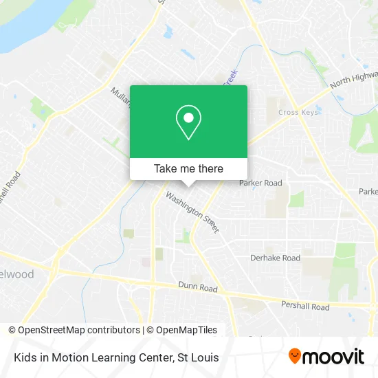 Kids in Motion Learning Center map