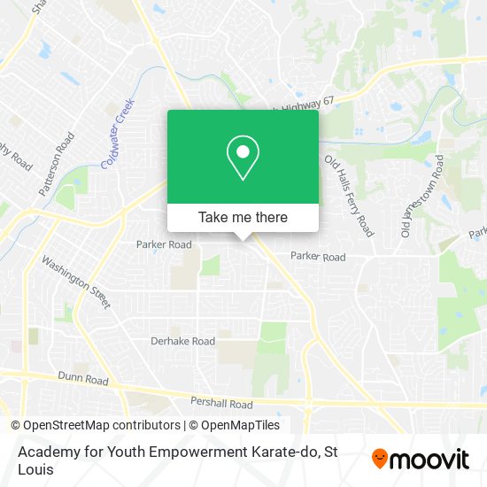 Academy for Youth Empowerment Karate-do map