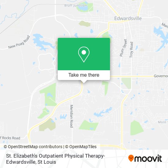 St. Elizabeth's Outpatient Physical Therapy-Edwardsville map