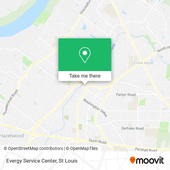 Evergy Service Center map