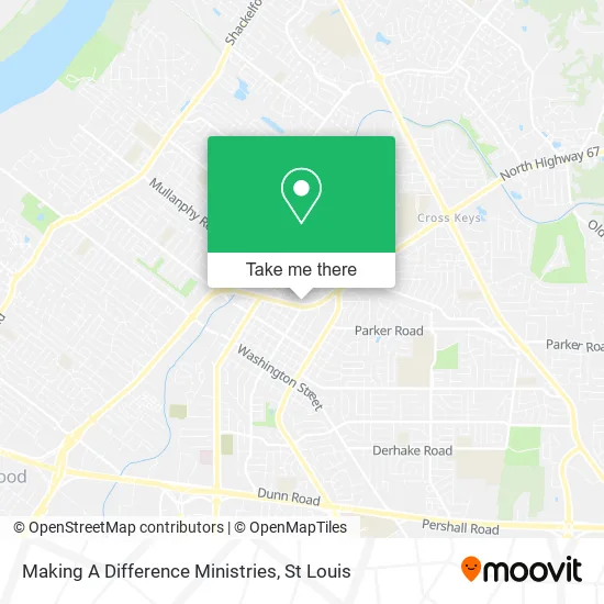 Making A Difference Ministries map