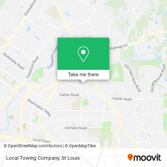Local Towing Company map