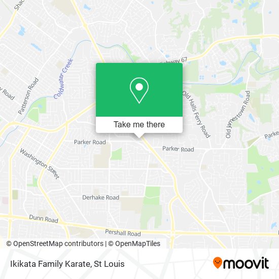 Ikikata Family Karate map