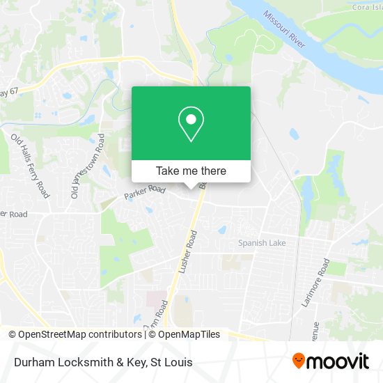 Durham Locksmith & Key map