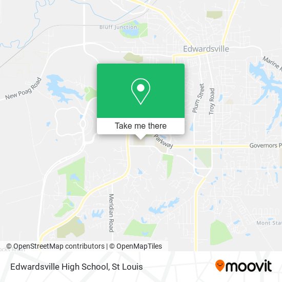 Edwardsville High School map