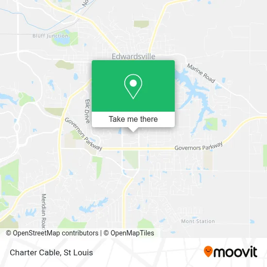 Charter Cable map