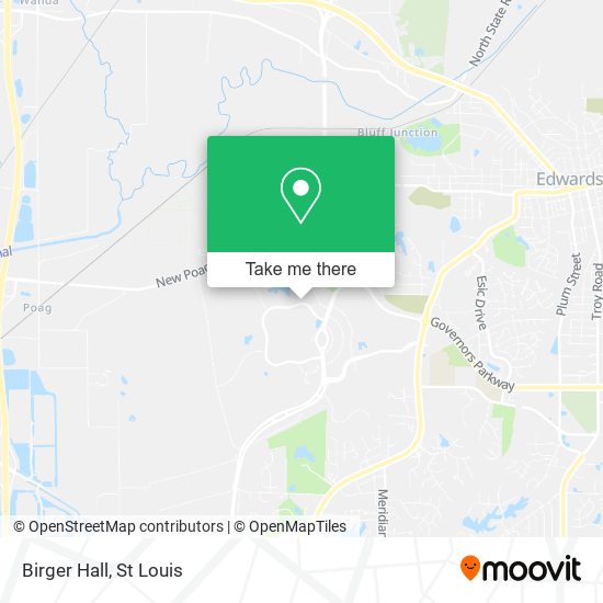 Mapa de Birger Hall