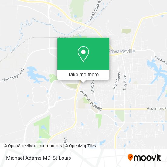 Mapa de Michael Adams MD