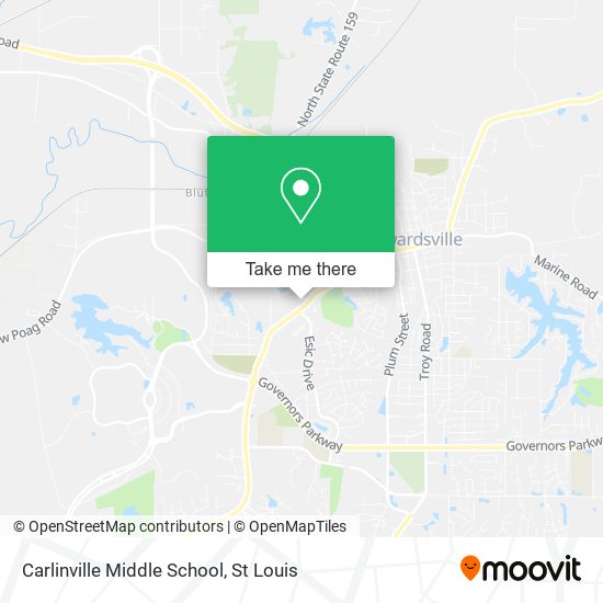 Mapa de Carlinville Middle School