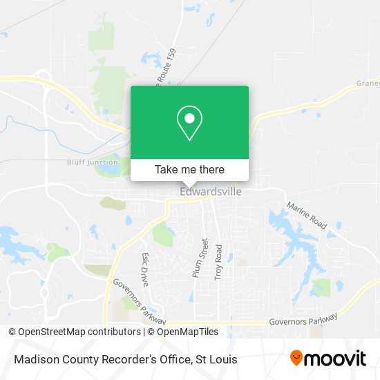 Madison County Recorder's Office map