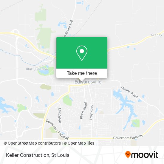 Mapa de Keller Construction