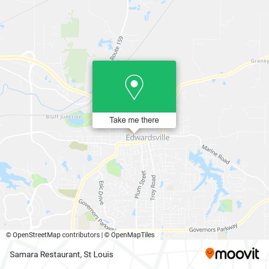 Mapa de Samara Restaurant