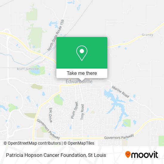 Mapa de Patricia Hopson Cancer Foundation