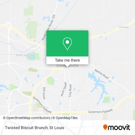Twisted Biscuit Brunch map