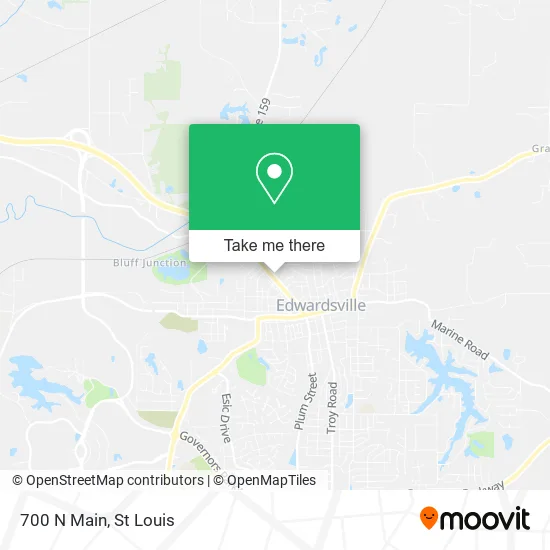 700 N Main map