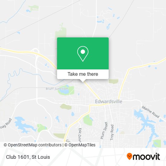 Club 1601 map