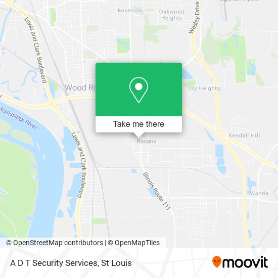 A D T Security Services map