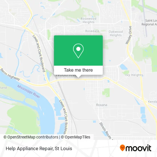 Help Appliance Repair map