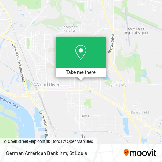 German American Bank Itm map