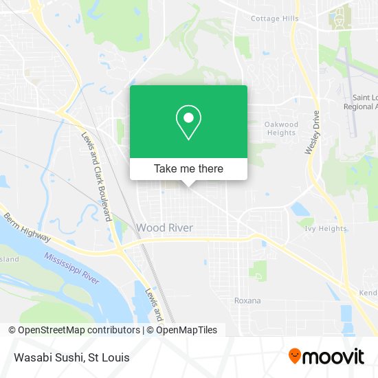 Mapa de Wasabi Sushi