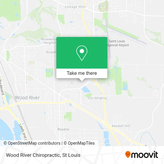 Wood River Chiropractic map