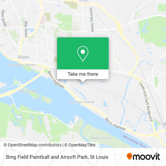 Mapa de Bing Field Paintball and Airsoft Park