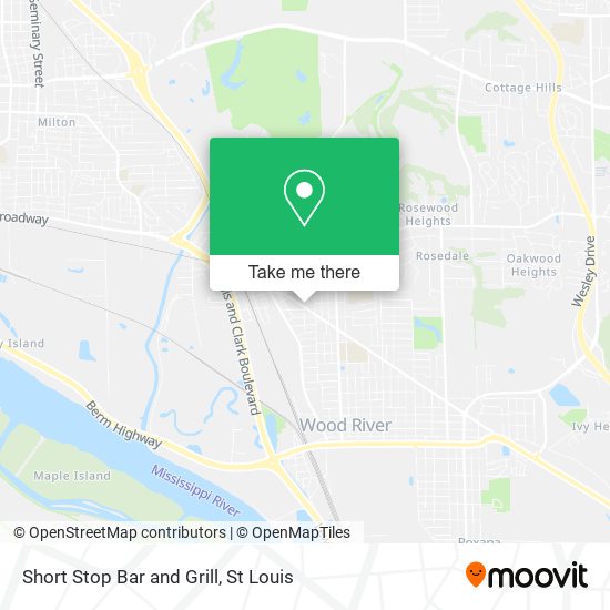 Mapa de Short Stop Bar and Grill