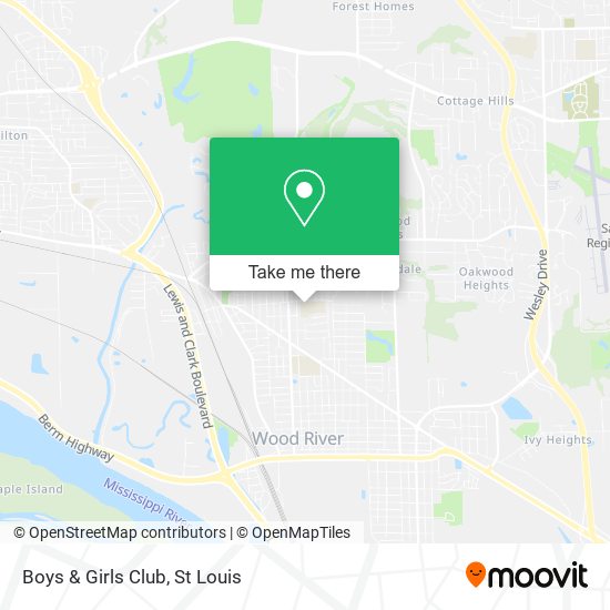 Mapa de Boys & Girls Club