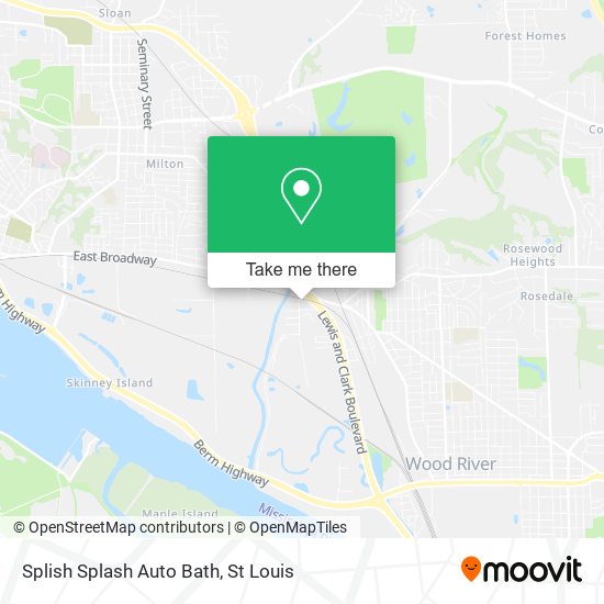 Mapa de Splish Splash Auto Bath