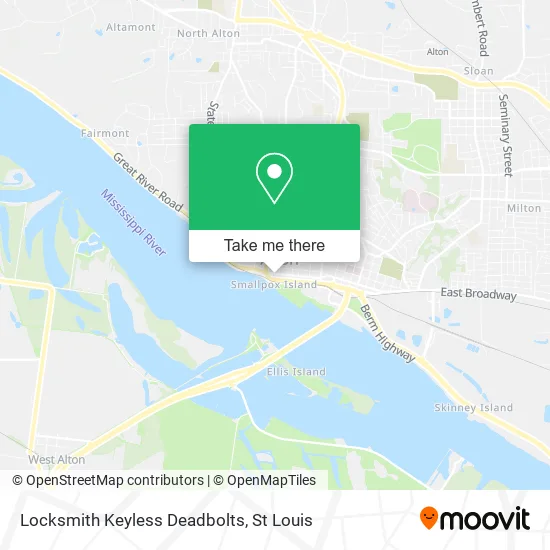 Locksmith Keyless Deadbolts map