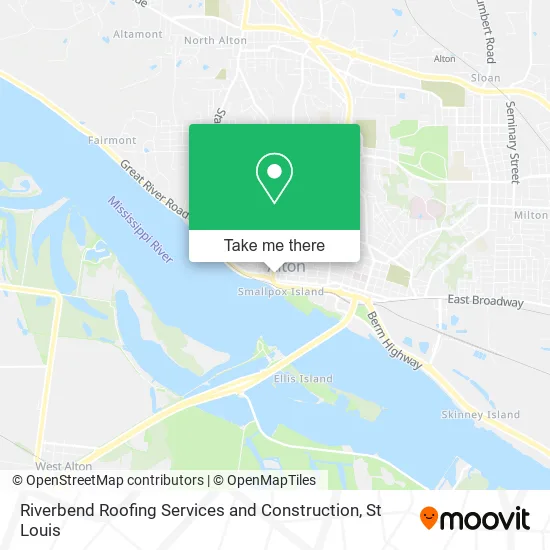 Riverbend Roofing Services and Construction map