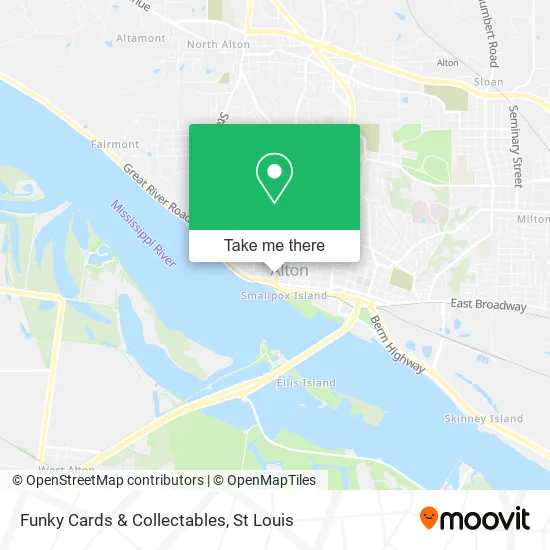 Mapa de Funky Cards & Collectables