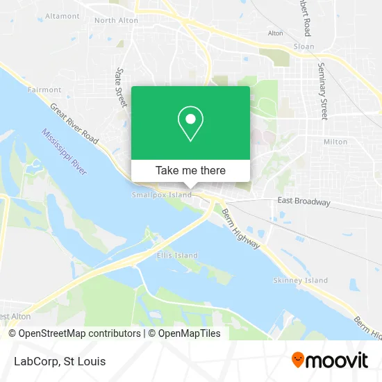 LabCorp map
