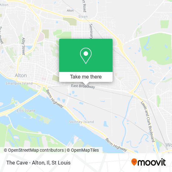 Mapa de The Cave - Alton, Il