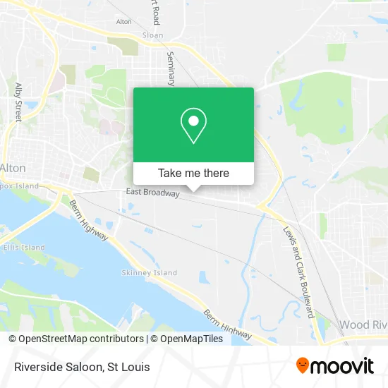 Riverside Saloon map