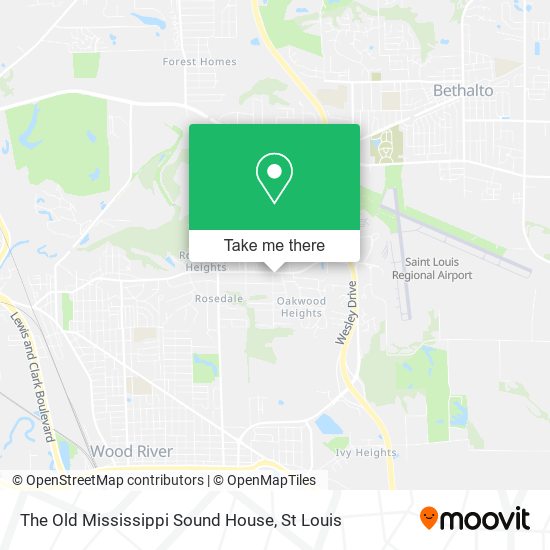 Mapa de The Old Mississippi Sound House