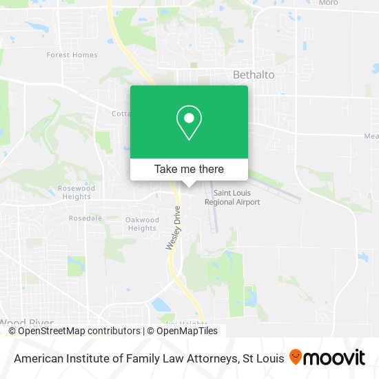 American Institute of Family Law Attorneys map