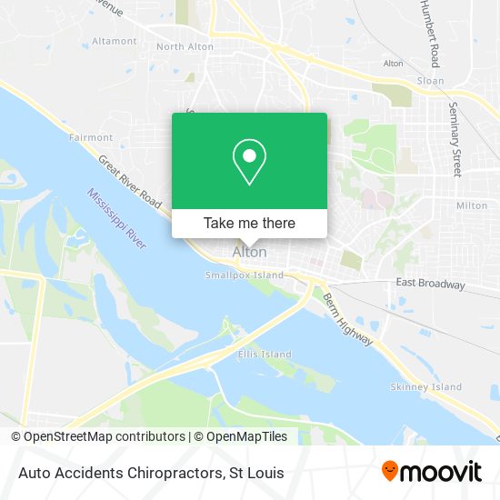 Auto Accidents Chiropractors map
