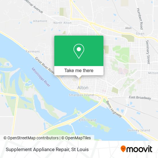 Supplement Appliance Repair map