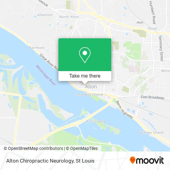 Alton Chiropractic Neurology map