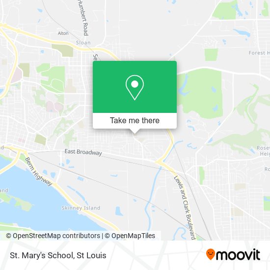 Mapa de St. Mary's School