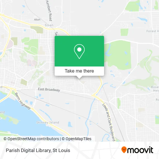 Parish Digital Library map