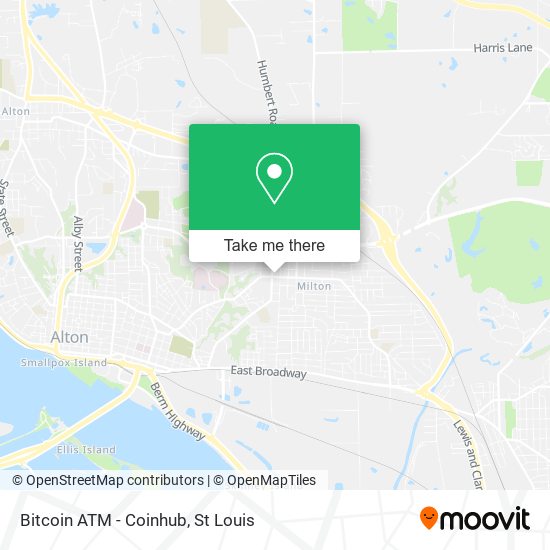 Bitcoin ATM - Coinhub map